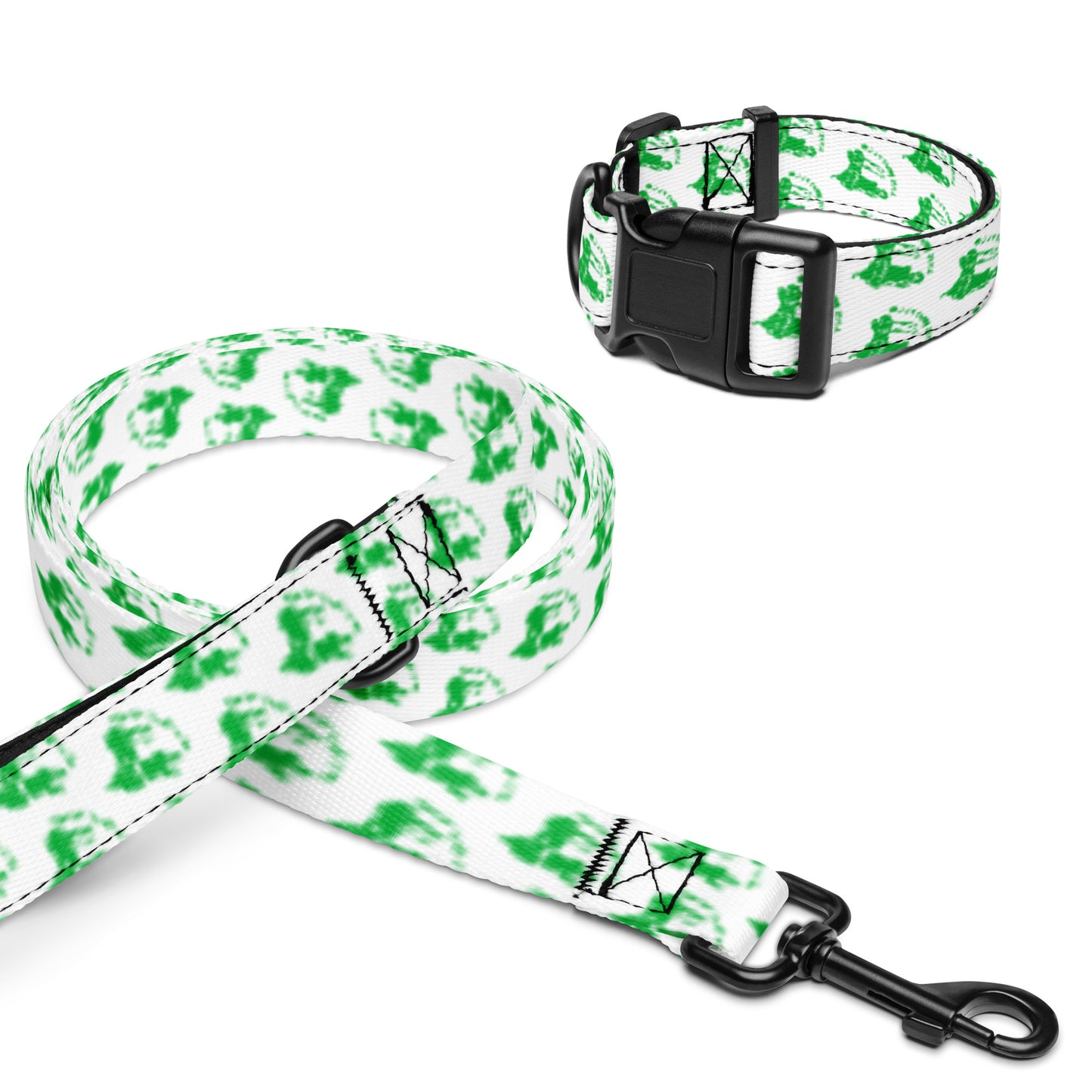 Silver Saddle 4-H Club branded Pet collar & leash