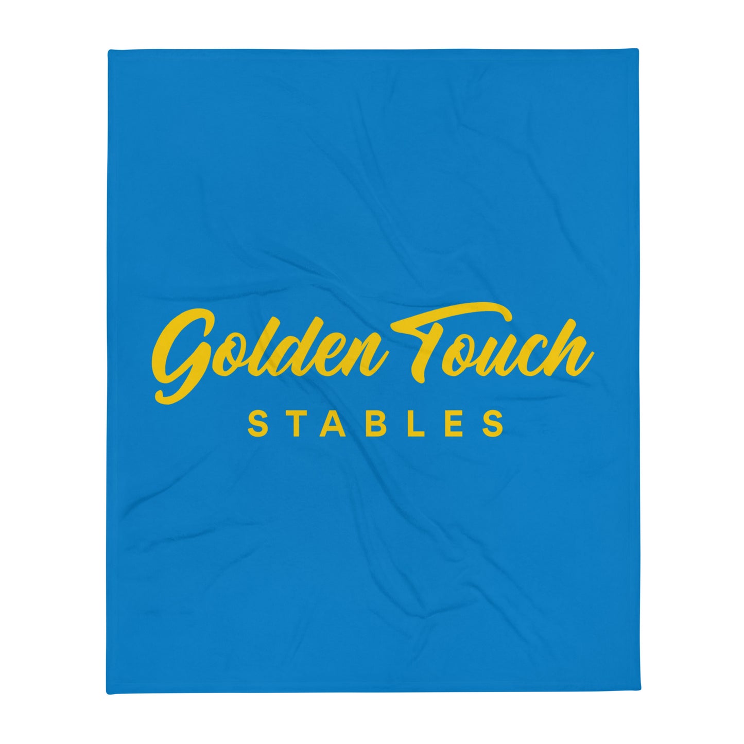 Golden Touch Stables Throw Blanket