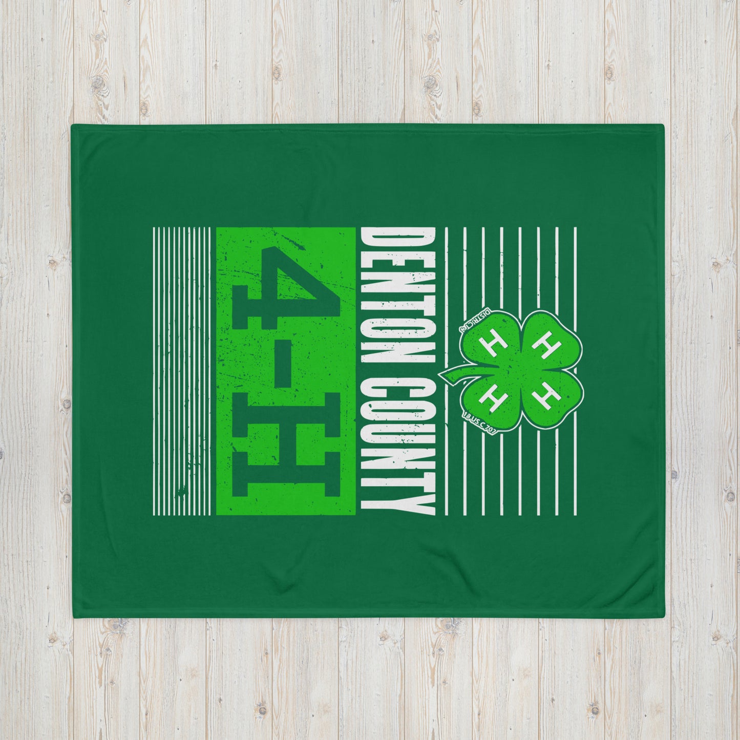 Denton County 4-H Throw Blanket