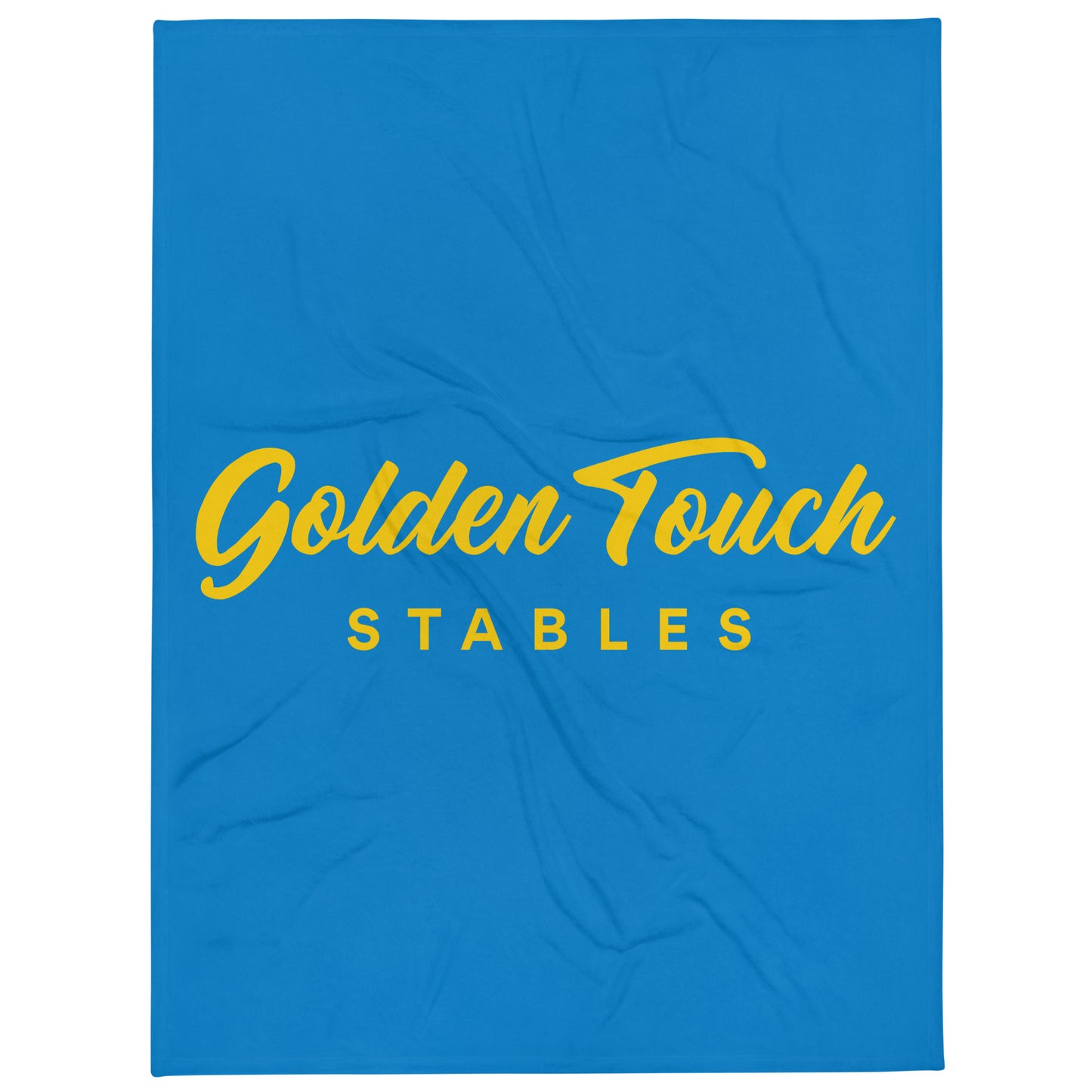 Golden Touch Stables Throw Blanket