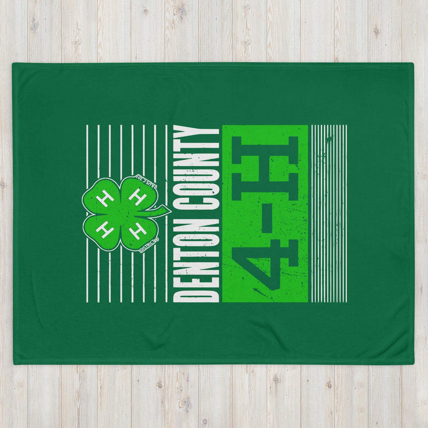 Denton County 4-H Throw Blanket