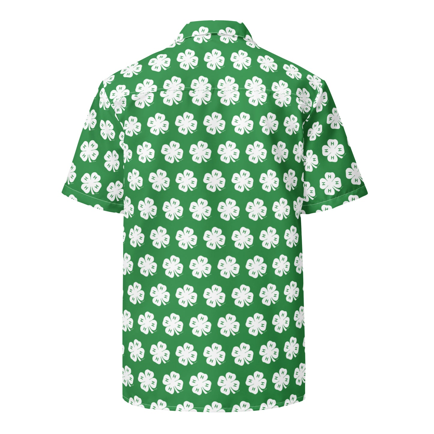 Green Denton County 4-H Unisex button shirt