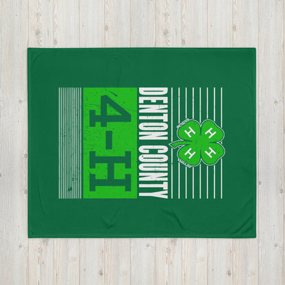 Denton County 4-H Throw Blanket