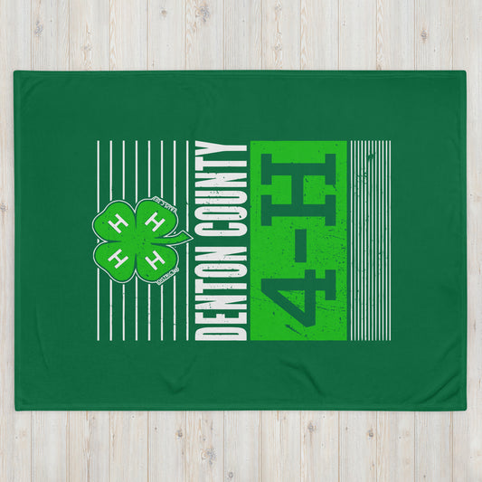 Denton County 4-H Throw Blanket