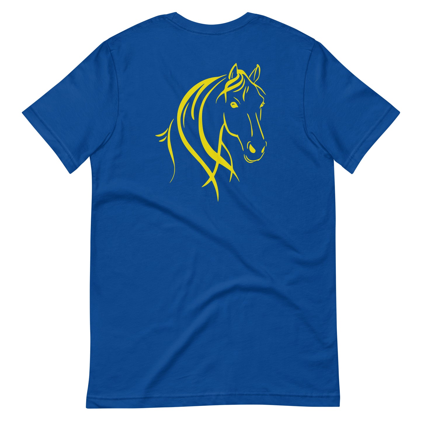 Golden Touch Stables (Unisex t-shirt) Horse on Back